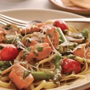 PASTAS CON SALMON
