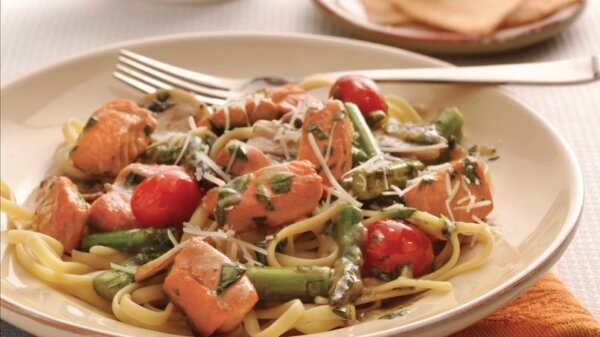 PASTAS CON SALMON