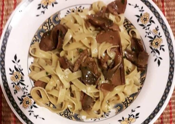 PASTA CON HONGOS PORCINI